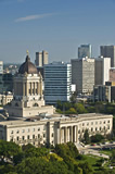 Winnipeg skyline with Manitoba Legislative Building